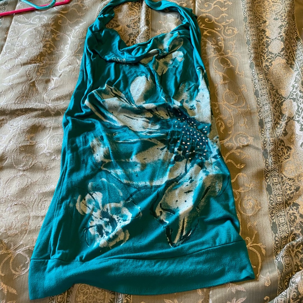 Open back shirt